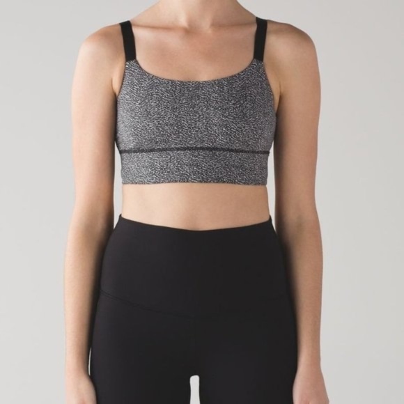 Lululemon | BOTH WAYS BRA POWER LUXTREME | black & grey | Size 2 - Picture 2 of 6